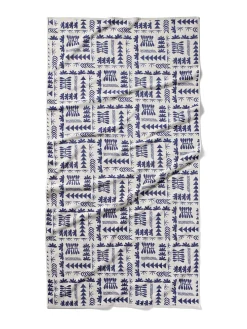 Anna Kahalekulu Beach Towel - Seaside Naupaka Block