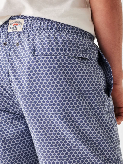 Beacon Trunk (7" Inseam) - Fishscale Batik