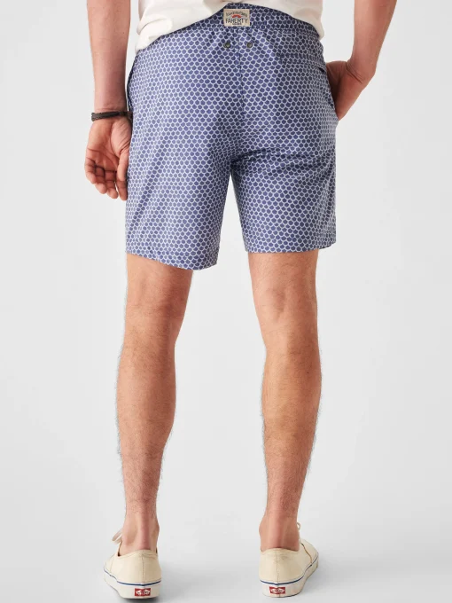 Beacon Trunk (7" Inseam) - Fishscale Batik