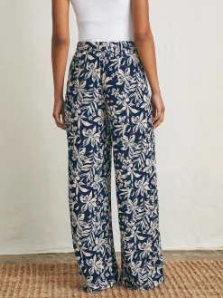 Cabana Pant - Navy Canopy Floral