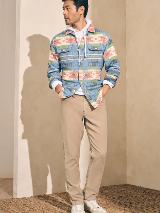 Doug Good Feather Canyon Overshirt - Cobalt Star Nation