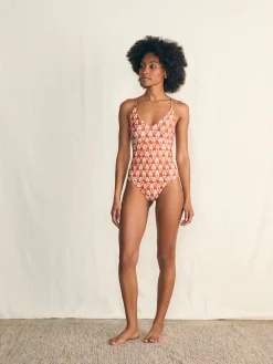 Kauai One Piece - Spiced Shibori Print
