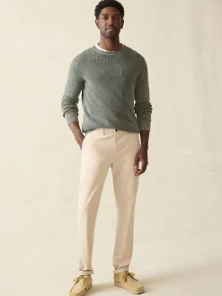 Sunwashed Crewneck Sweater - Mountain Olive